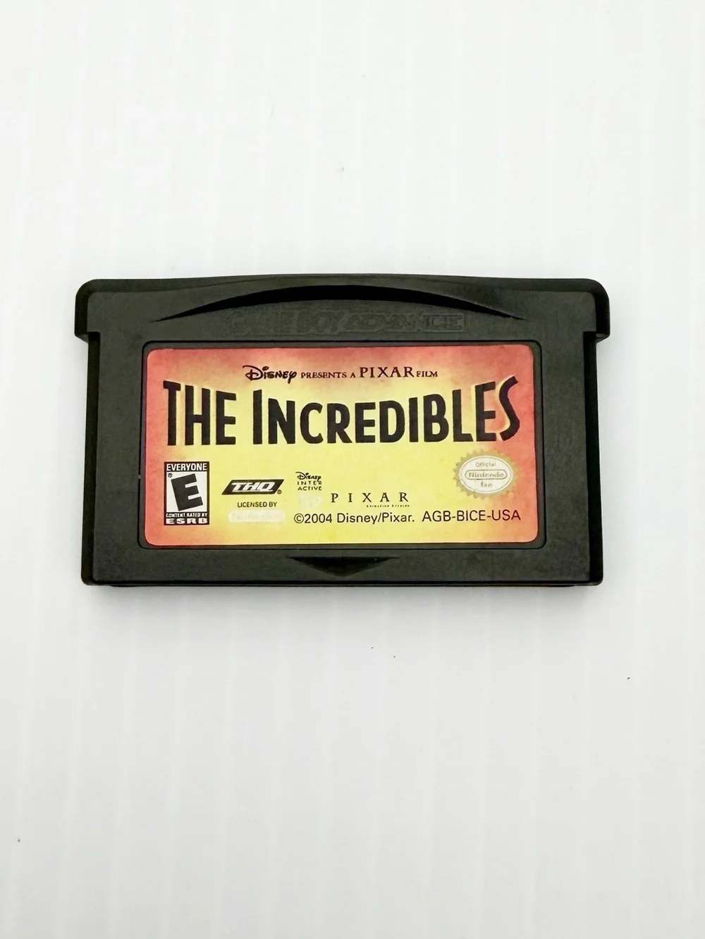 Disney the Incredibles Video Game for Nintendo GameBoy Advance GBA Loose